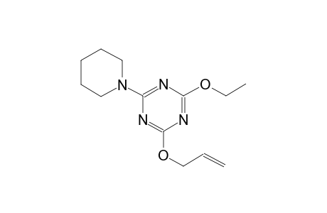 2-Allyloxy-4-ethoxy-6-(1-piperidyl)-1,3,5-triazine