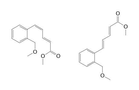 (E,Z)-Methyl 5-[2-(Methoxymethyl)phenyl]penta-2,4-dienoate and (E,E)-Methyl 5-[2-(Methoxymethyl)phenyl]penta-2,4-dienoate