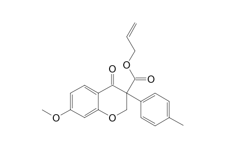 3-Allyloxycarbonyl-7-methoxy-3-(4-methylphenyl)chroman-4-one