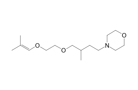 4-[3-methyl-4-[2-(2-methylprop-1-enoxy)ethoxy]butyl]morpholine