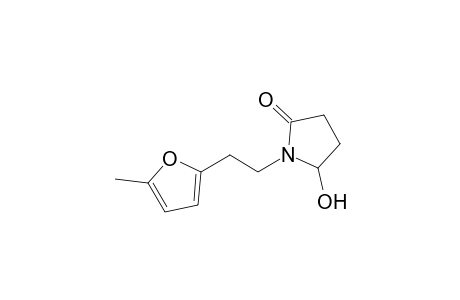 1-[2-(5-methylfuran-2-yl)ethyl]-5-oxidanyl-pyrrolidin-2-one