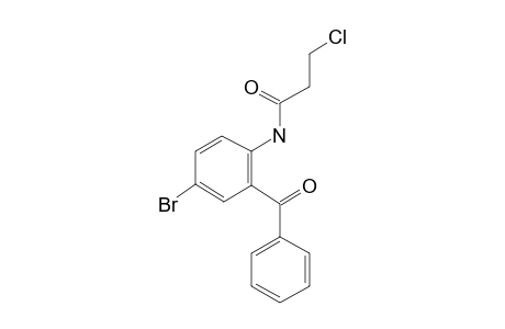 N-(2-Benzoyl-4-bromo-phenyl)-3-chloro-propionamide