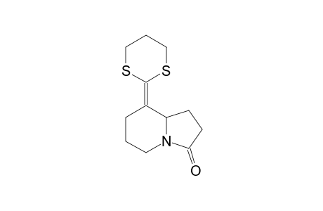 1-Aza-5-[2-(1,3-dithianylidene)]bicyclo[4.3.0]nonan-9-one
