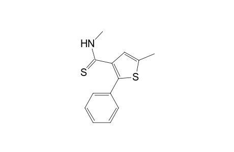 3-Thiophenecarbothioamide, N,5-dimethyl-2-phenyl-