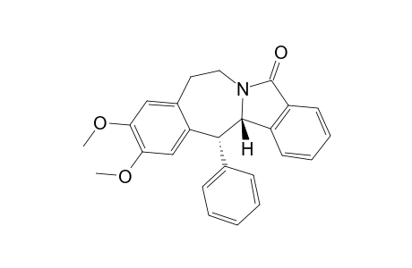 (13R*,13aS*)-7,8,13,13a-Tetrahydro-10,11-dimethoxy-13-phenyl-5H-isoindolo[1,2-b][3]benzazepin-5-one