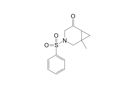 1-Methyl-3-(phenylsulfonyl)-3-azabicyclo[4.1.0]heptan-5-one
