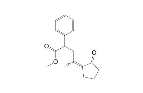 Methyl 2-phenyl-4-(2-oxocyclopentylidene)pent-3-enoate