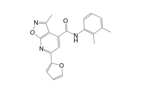 isoxazolo[5,4-b]pyridine-4-carboxamide, N-(2,3-dimethylphenyl)-6-(2-furanyl)-3-methyl-