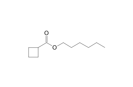 Cyclobutanecarboxylic acid, hexyl ester