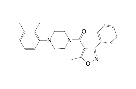 1-(2,3-dimethylphenyl)-4-[(5-methyl-3-phenyl-4-isoxazolyl)carbonyl]piperazine