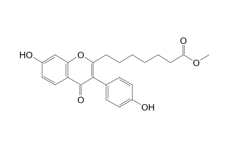 7-[7-hydroxy-3-(4-hydroxyphenyl)-4-keto-chromen-2-yl]enanthic acid methyl ester