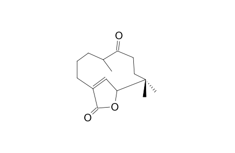 8-OXO-6,7,9,10-TETRAHYDROHUMULEN-1,12-OLIDE