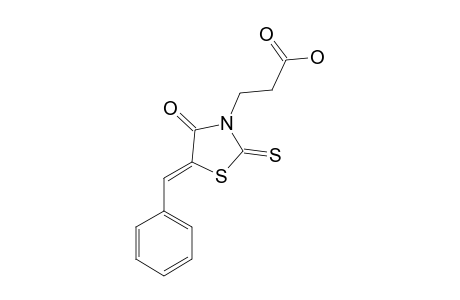 3-[(5Z)-5-BENZYLIDENE-4-OXO-2-THIOXO-1,3-THIAZOLIDIN-3-YL]-PROPANOIC-ACID