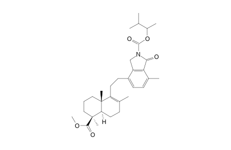 Methyl 2-(4-{2-[(1S,4aS,8aR)-1-methoxycarbonyl)-1,4a,6-trimethyl-1,2,3,4,4a,7,8,8a-octahydronaphthalen-5-yl]ethyl}-7-methyl-1-oxo-2,3-dihydro-1H-isoindol-2-yl)-3-methylbutanoate