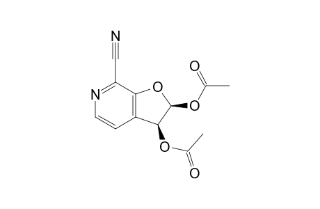 (2S,3S)-2,3-Diacetoxy-2,3-dihydro-7-cyanofuro[2,3-c]pyridine