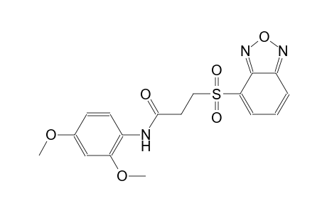 propanamide, 3-(2,1,3-benzoxadiazol-4-ylsulfonyl)-N-(2,4-dimethoxyphenyl)-