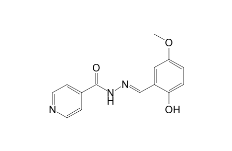 N'-[(E)-(2-Hydroxy-5-methoxyphenyl)methylidene]isonicotinohydrazide