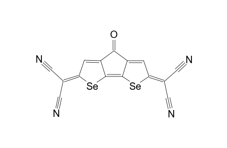 2,6-Dicyanomethylene-4-oxo-2,6-dihydrocyclopenta[2,1-b;3,4-b']diselenophene