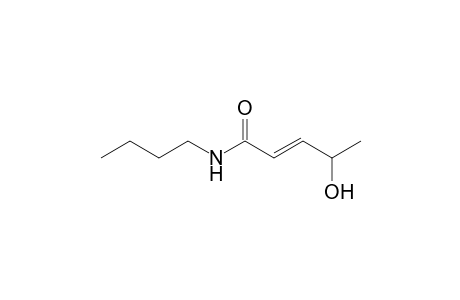 (E)-N-Butyl-(E)-4-hyroxy-2-pentenamide