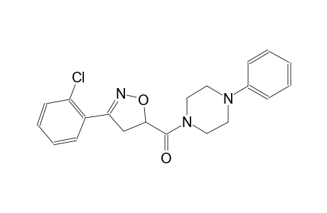 piperazine, 1-[[3-(2-chlorophenyl)-4,5-dihydro-5-isoxazolyl]carbonyl]-4-phenyl-