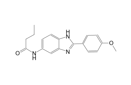 N-[2-(4-methoxyphenyl)-1H-benzimidazol-5-yl]butanamide