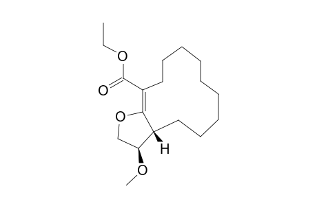 ethyl (1R,11Z,15R)-15-methoxy-13-oxabicyclo[10.3.0]pentadec-11-ene-11-carboxylate