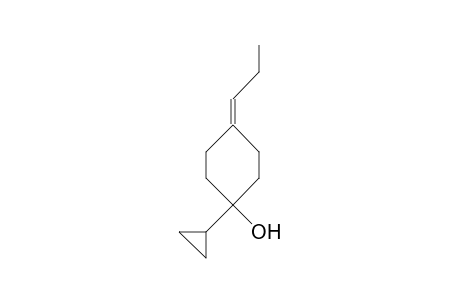 1-Cyclopropyl-4-propylidene-cyclohexanol