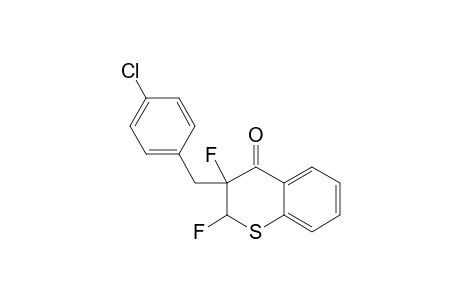 3-(4-CHLOROBENZYL)-2,3-DIFLUORO-2,3-DIHYDROTHIOCHROMAN-4-ONE