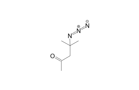 4-Azido-4-methylpentan-2-one