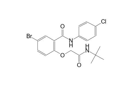 benzamide, 5-bromo-N-(4-chlorophenyl)-2-[2-[(1,1-dimethylethyl)amino]-2-oxoethoxy]-