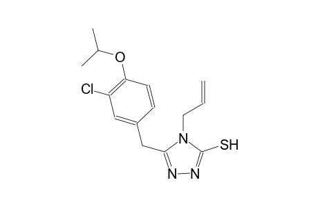 4-allyl-5-(3-chloro-4-isopropoxybenzyl)-4H-1,2,4-triazole-3-thiol