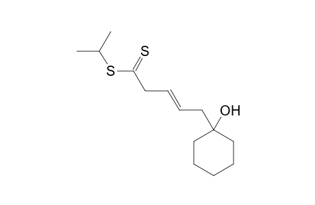 Isopropyl (3E)-5-(1-hydroxycyclohexyl)-3-pentenedithioate