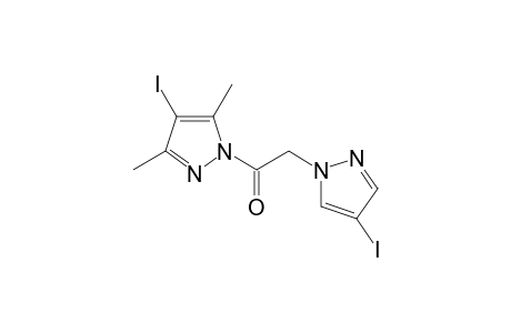 1H-Pyrazole, 4-iodo-1-[2-(4-iodo-1H-pyrazol-1-yl)acetyl]-3,5-dimethyl-