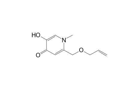 2-[(Allyloxy)methylene]-5-hydroxy-1-methyl-4-pyridone