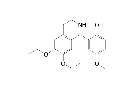 2-(6,7-Diethoxy-1,2,3,4-tetrahydro-isoquinolin-1-yl)-4-methoxy-phenol