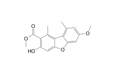 Methyl 3-hydroxy-7-methoxy-1,9-dimethyldibenzofuran-2-carboxylate