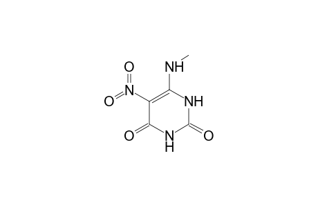 2,4-Pyrimidinedione, 1,2,3,4-tetrahydro-6-(methylamino)-5-nitro-