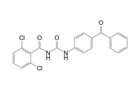 Benzamide, N-[[(4-benzoylphenyl)amino]carbonyl]-2,6-dichloro-