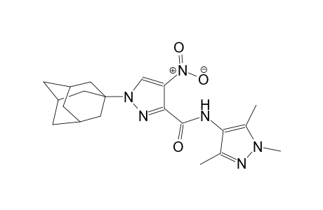 1-(1-adamantyl)-4-nitro-N-(1,3,5-trimethyl-1H-pyrazol-4-yl)-1H-pyrazole-3-carboxamide