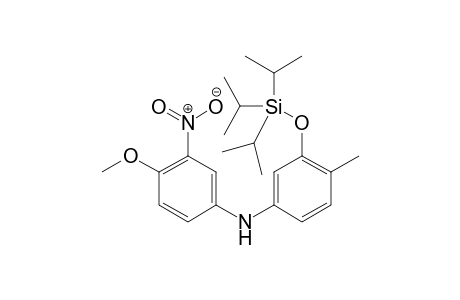 N-(4-methoxy-3-nitro-phenyl)-4-methyl-3-triisopropylsilyloxy-aniline