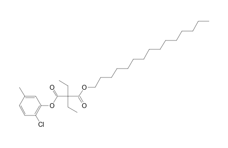 Diethylmalonic acid, 2-chloro-5-methylphenyl pentadecyl ester