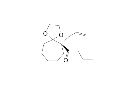 (S)-1-(1-Allyl-2,2-ethylenedioxycycloheptan-1-yl)but-3-en-1-one