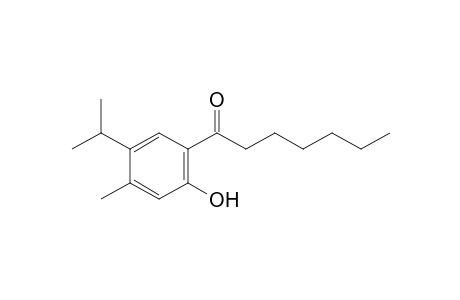 2'-hydroxy-5'-isopropyl-4'-methylheptanophenone