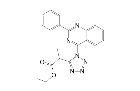 Ethyl 2-[1-(2-phenylquinazolin-4-yl)-1,2,3,4-tetrazol-5-yl]propanoate
