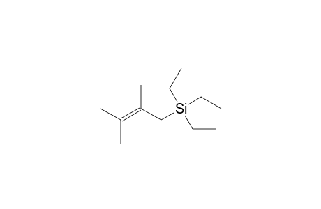 2,3-Dimethylbut-2-enyl(triethyl)silane