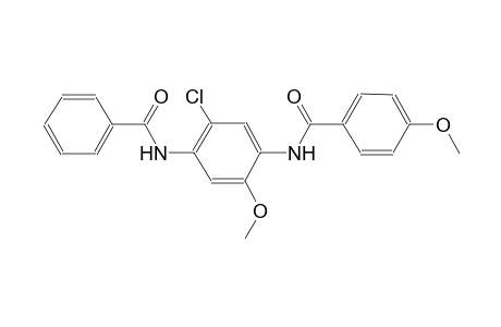N-[4-(benzoylamino)-5-chloro-2-methoxyphenyl]-4-methoxybenzamide