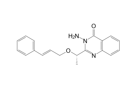 (S)-3-Amino-2-[1-(3-phenylprop-2-en-1-yloxy)ethyl]quinazolin-4(3H)-one