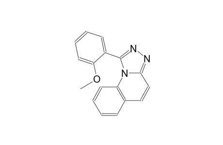 [1,2,4]triazolo[4,3-a]quinoline, 1-(2-methoxyphenyl)-