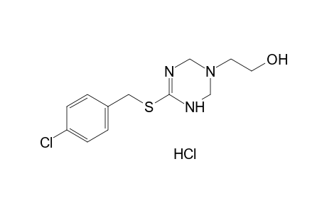 4-[(p-chlorobenzyl)thio]-3,6-dihydro-s-triazie-1(2H)ethanol, monohydrochloride