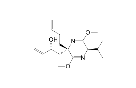 (2R,5S,2'R)-5-(3-Butenyl)-2,5-dihydro-3,6-dimethoxy-5-(2-hydroxy-3-butenyl)-2-isopropylpyrazine